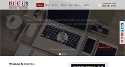 Desktop Screenshot of clicktecs.com